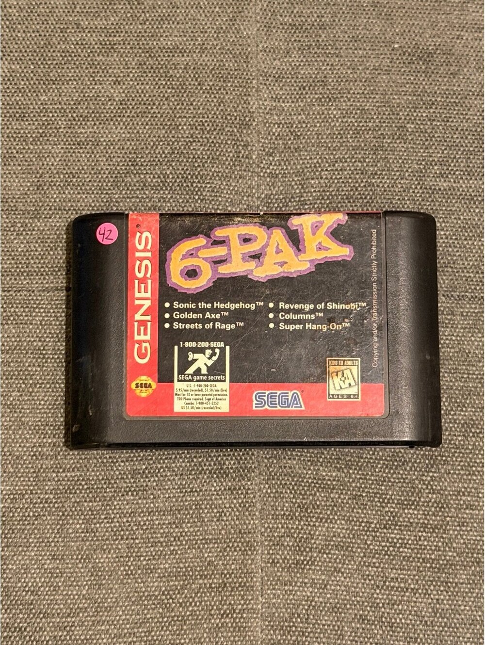 6-Pak for Sega Genesis